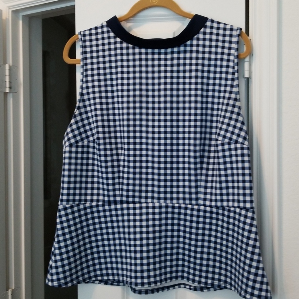 Checkered tank top